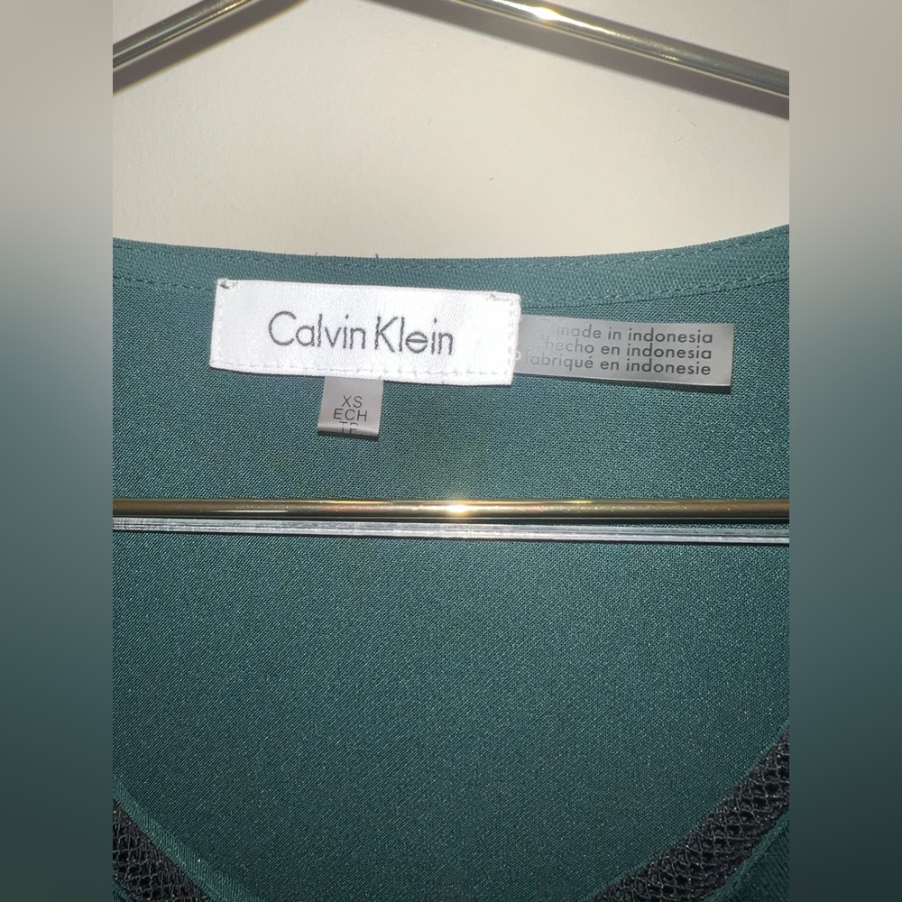 Calvin Klein Sheer Bell Sleeve Blouse | XS - Picture 8 of 8